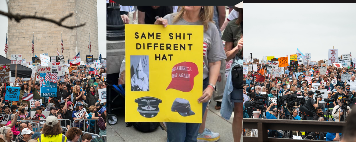 Millones se movilizan en las protestas “Hands Off!” contra Trump y Musk