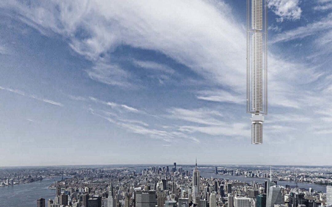 Analemma Tower: El rascacielos suspendido desde un asteroide