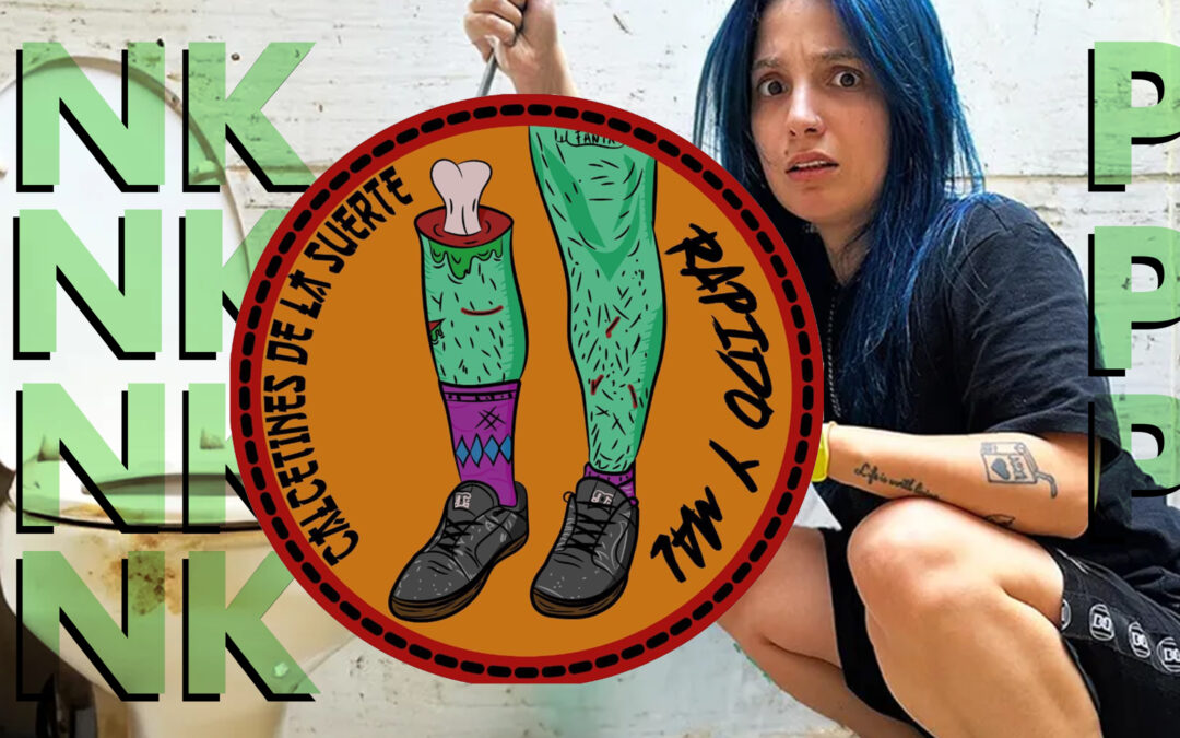 Calcetines de la Suerte: Punk de monita y raspón contra la banqueta