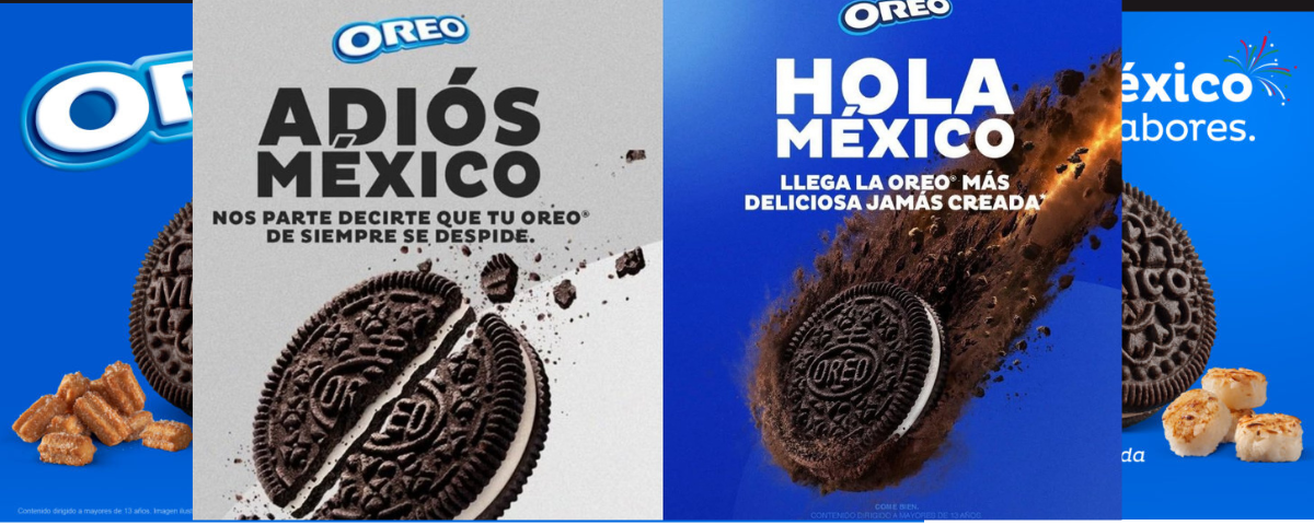 ¿Celebración o despedida? Oreo desata polémica con su campaña “Hola México / Adiós México”
