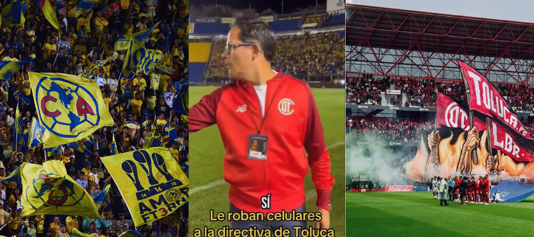¡ESCÁNDALO EN LA FINAL! ROBAN 3 TELÉFONOS A DIRECTIVOS DEL TOLUCA EN LA IDA DE LA LIGA