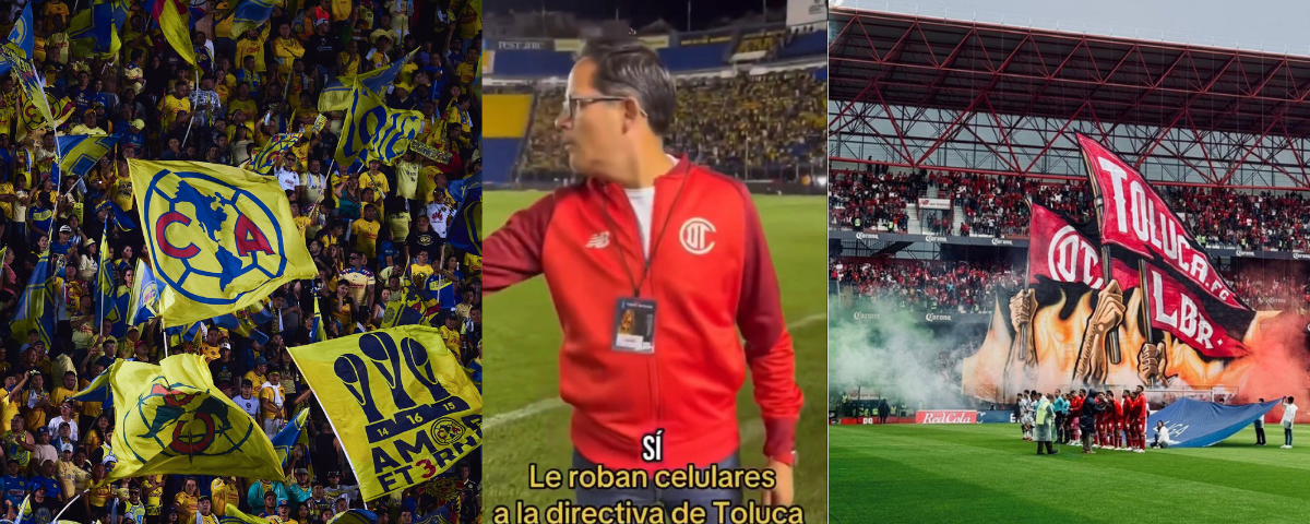 ¡ESCÁNDALO EN LA FINAL! ROBAN 3 TELÉFONOS A DIRECTIVOS DEL TOLUCA EN LA IDA DE LA LIGA