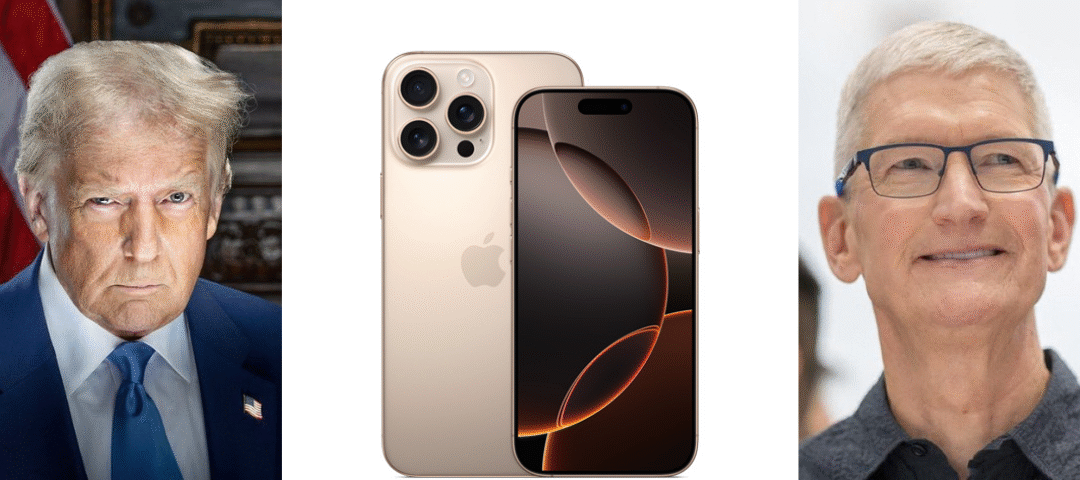 ¡GOLPE A APPLE! LOS NUEVOS ARANCELES DE TRUMP CASTIGARÁN TODOS LOS IPHONES FABRICADOS FUERA DE EE.UU.