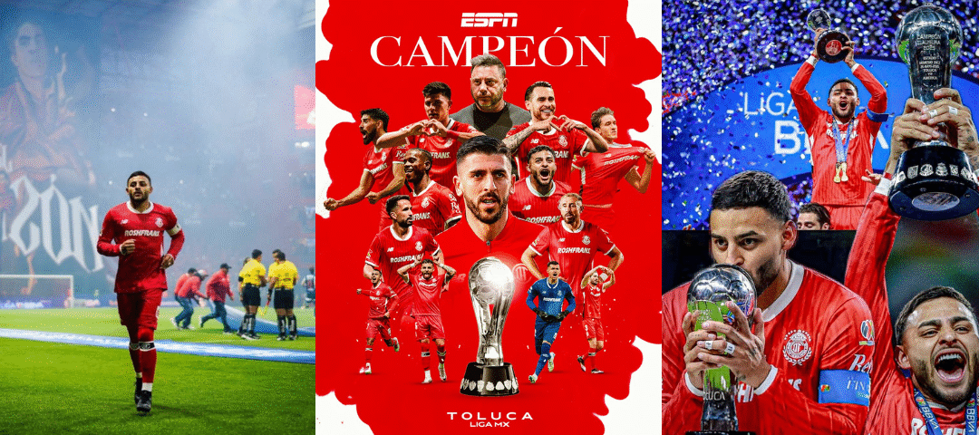 ¡TOLUCA CAMPEÓN DEL FUTBOL MEXICANO! EL INFIERNO ROJO ARDE MÁS FUERTE QUE NUNCA