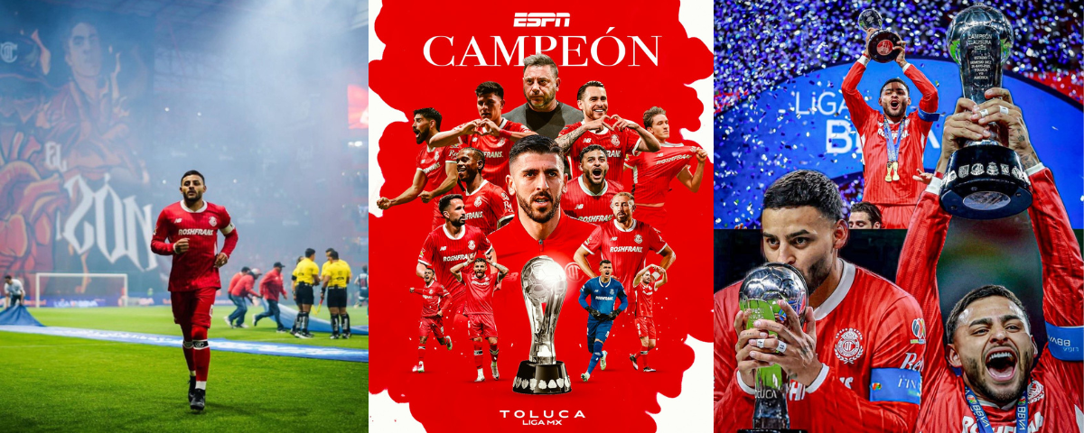 ¡TOLUCA CAMPEÓN DEL FUTBOL MEXICANO! EL INFIERNO ROJO ARDE MÁS FUERTE QUE NUNCA