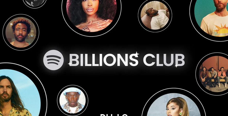 Billions Club de Spotify: el exclusivo salón de los titanes de la música digital