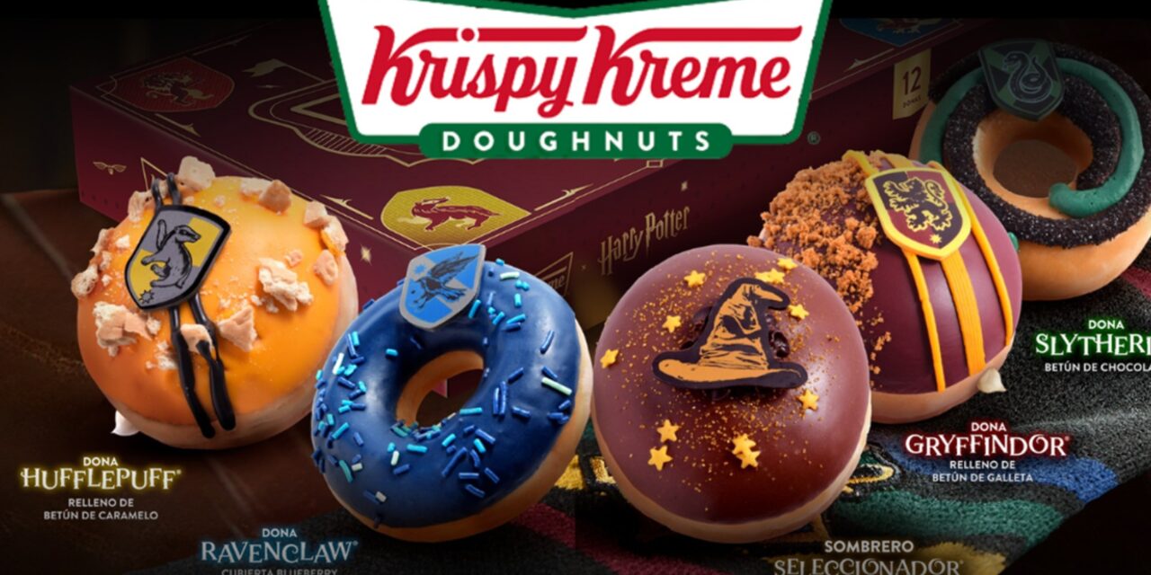 Krispy Kreme lanza un bocado de magia con una colección de donas de Harry Potter