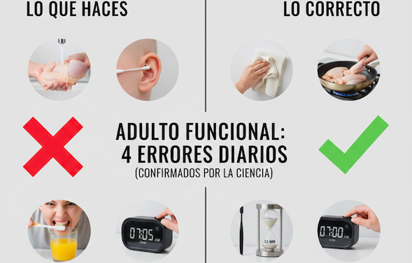 ¿Crees que eres un adulto funcional? Aquí te cuento 4 cosas que haces mal cada día